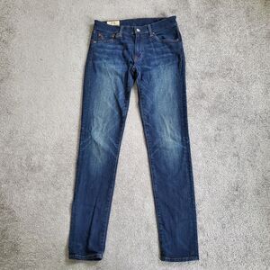 Polo Ralph Lauren Jeans Womens 27 Blue Skinny Denim Tompkins 28x30